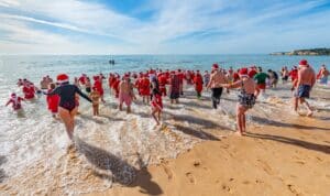 Take a dip in the sea to celebrate Christmas and New Year