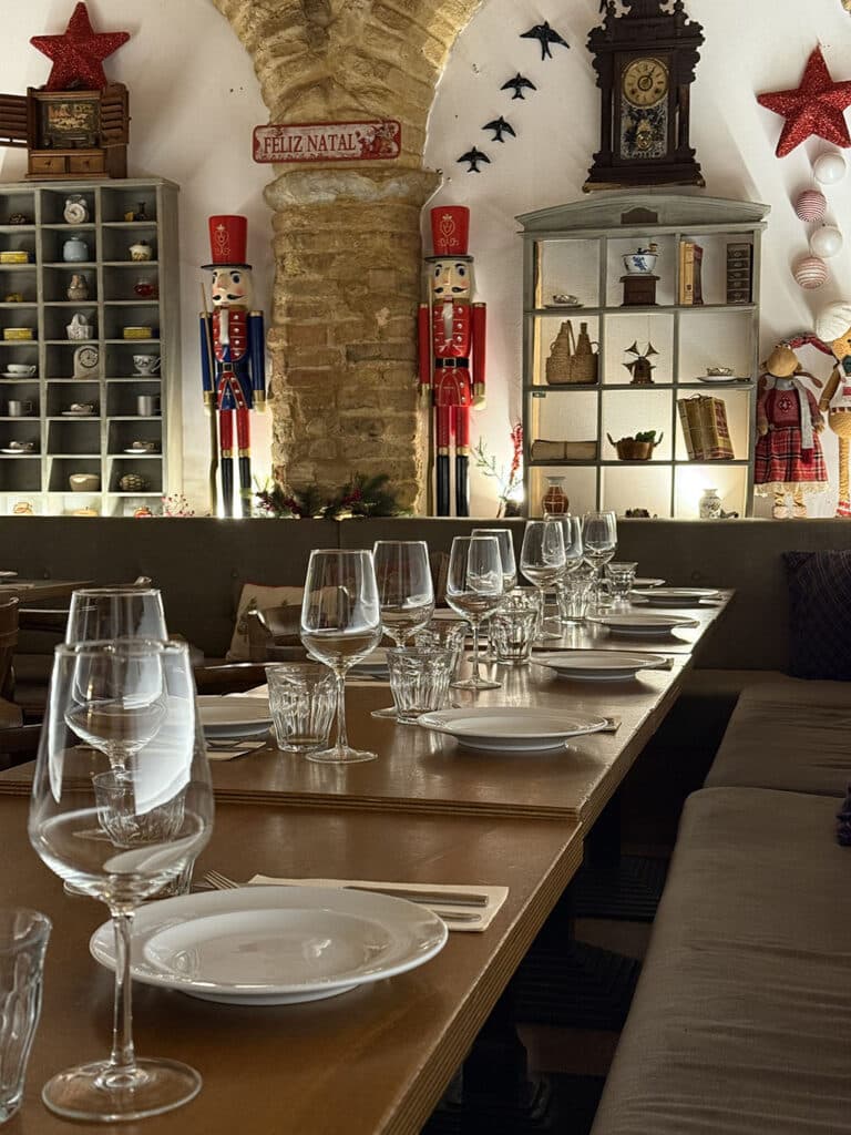 A festive table shared with friends