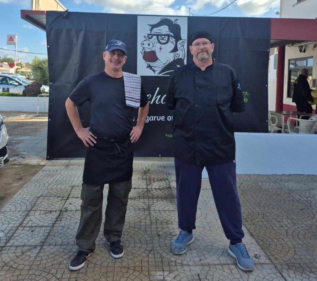 Canadian friends Timothy Hnatiw and Jay Chipley have opened a restaurant in the Algarve