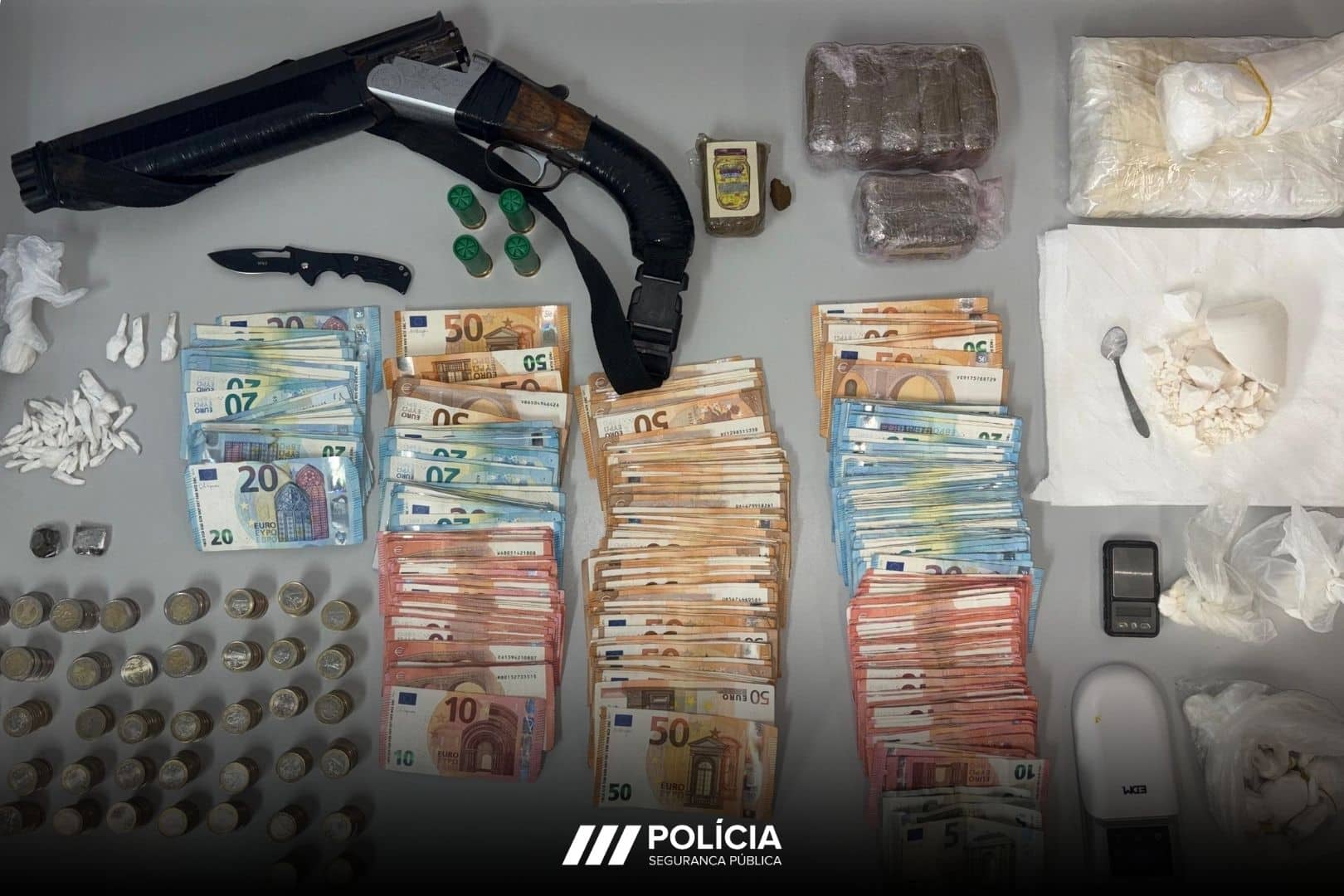 Four street dealers arrested in Algarve drug busts