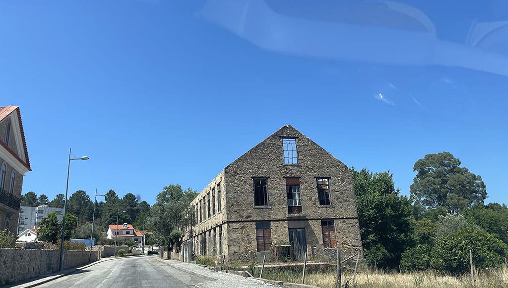 The old textile factory - sold for redevelopment