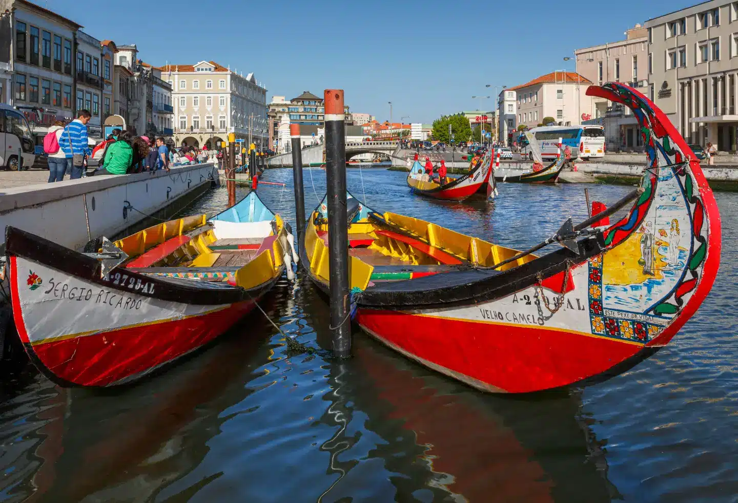 Aveiro's stunning Moliceiro boats
