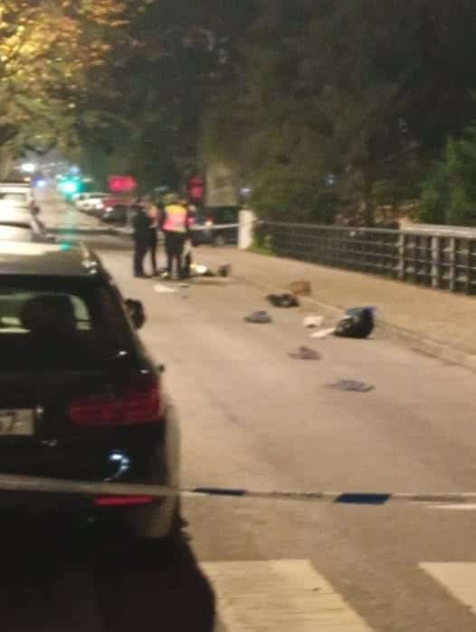 Image uploaded onto Facebook, suggesting force with which the victim will have been hit