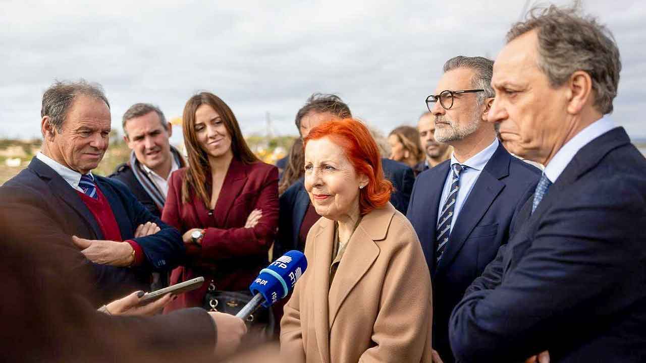 Maria da Graça Carvalho visited a number of initiatives being undertaken in and around Faro. Image: Bruno Filipe Pires/ Open Media Group