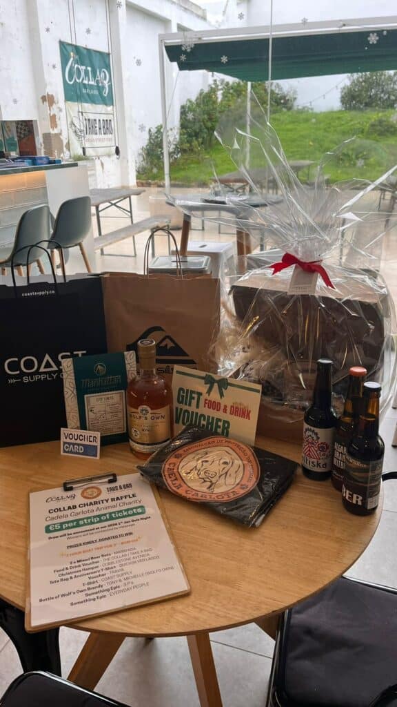 Many local businesses generously donated prizes