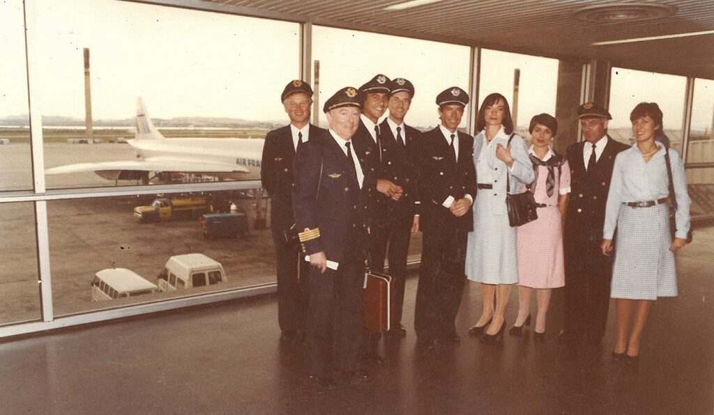 My crew on arrival at Rio in 1982 AF's last flight