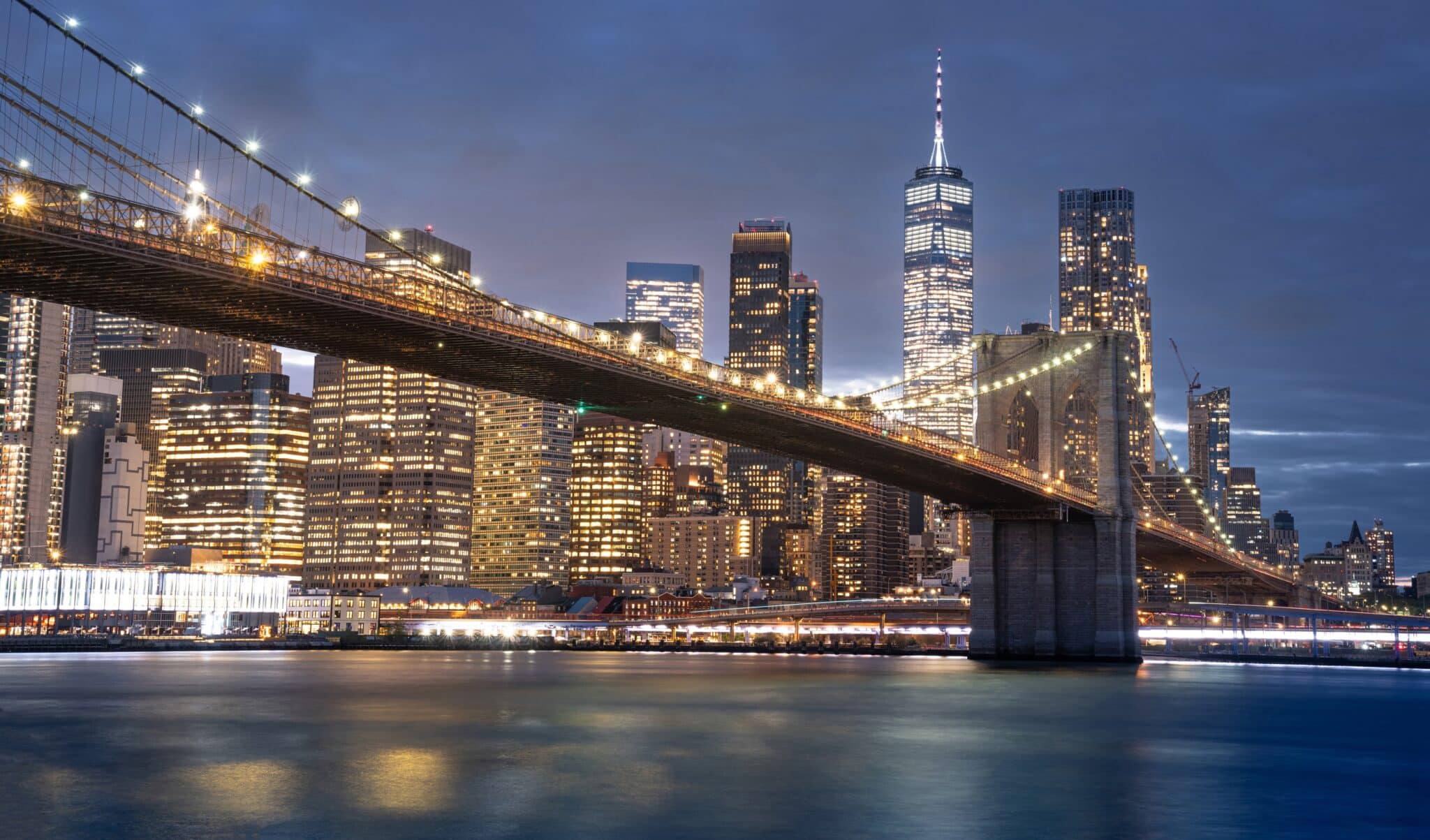 Newyork,City,Skyline,At,Night,,New,York,,United,States,Of