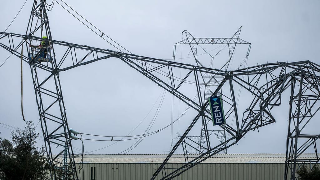 Storm Kristin damage