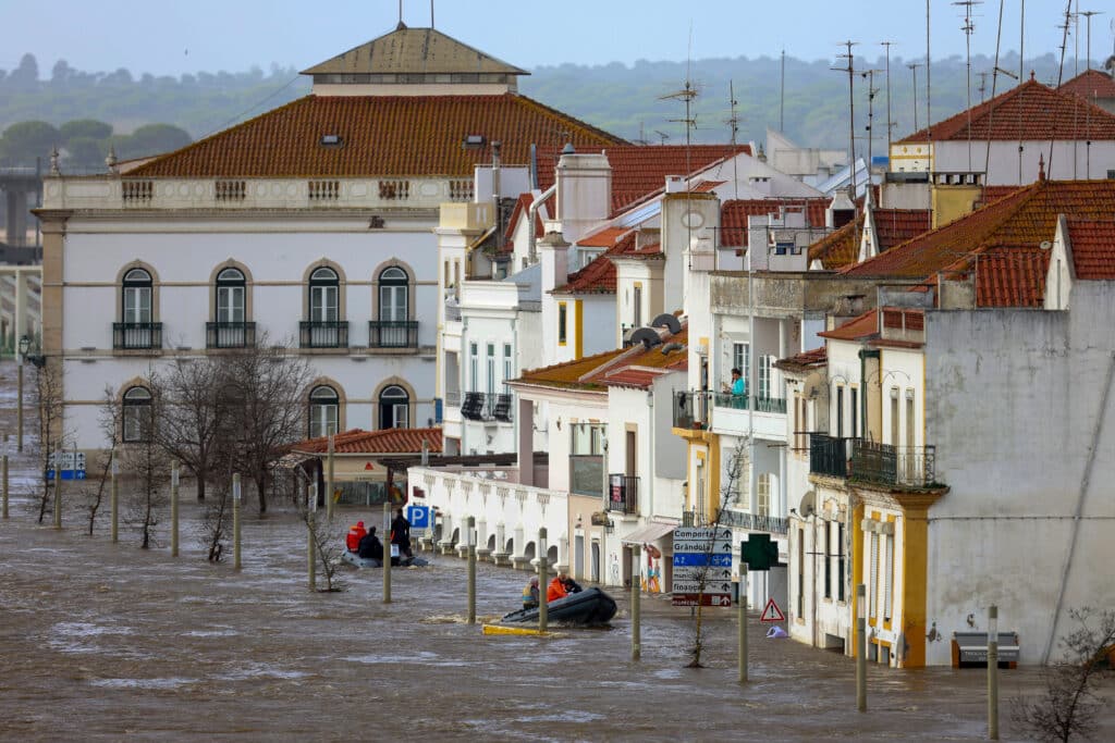 Mau tempo: Cheias em Alcácer do Sal