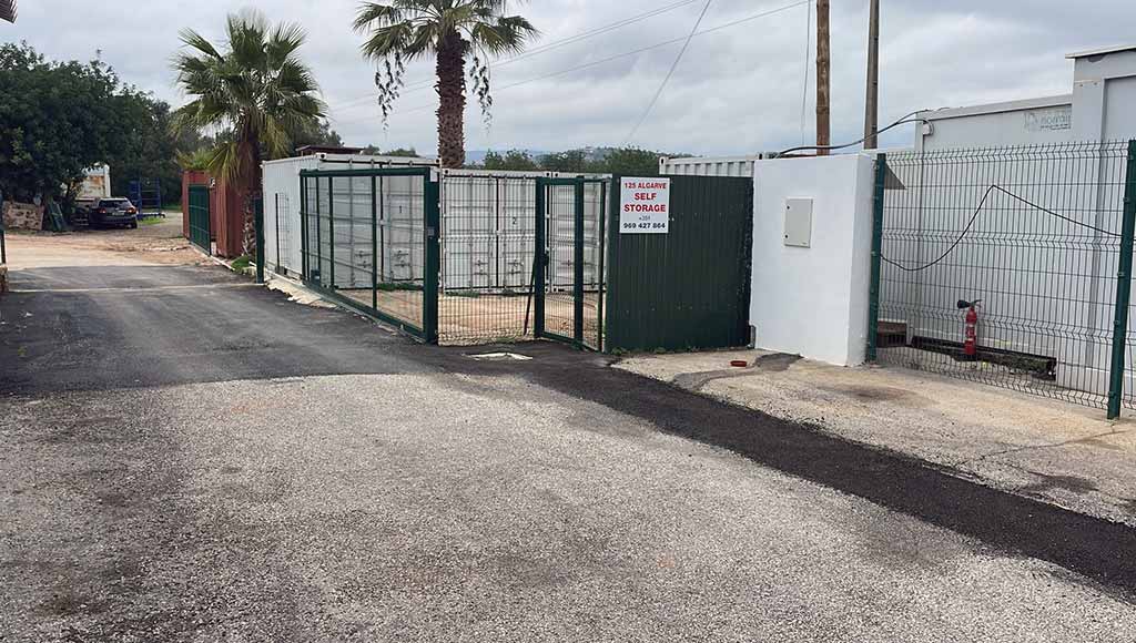 Photo of the outside of 125 Algarve Self Storage facility