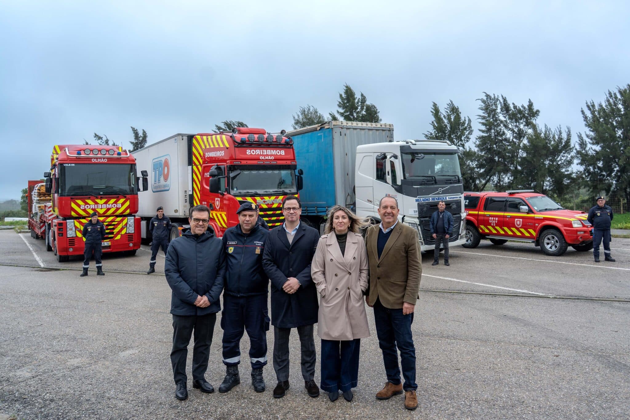 Olhão sends 60 tonnes of building materials to storm-ravaged Leiria
