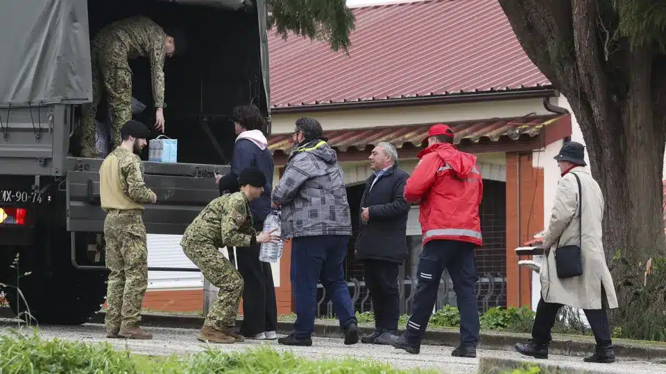 Military during storms