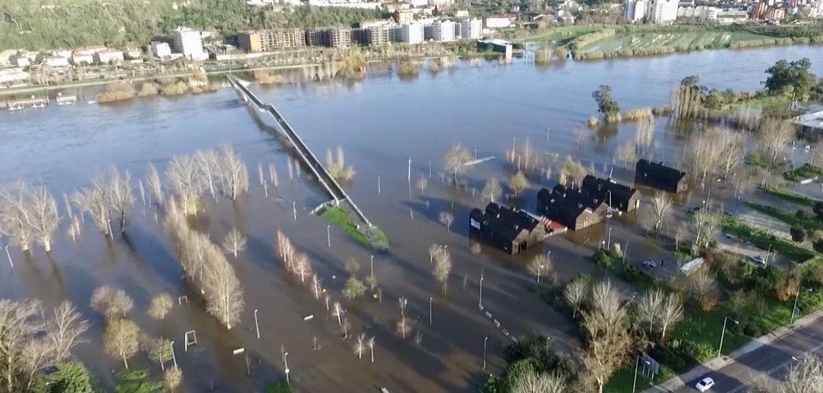 Screenshot Coimbra flooding