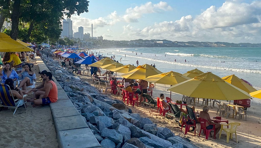 Beachfront in Natal, Brazil