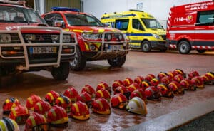 Silves Bombeiros in protest