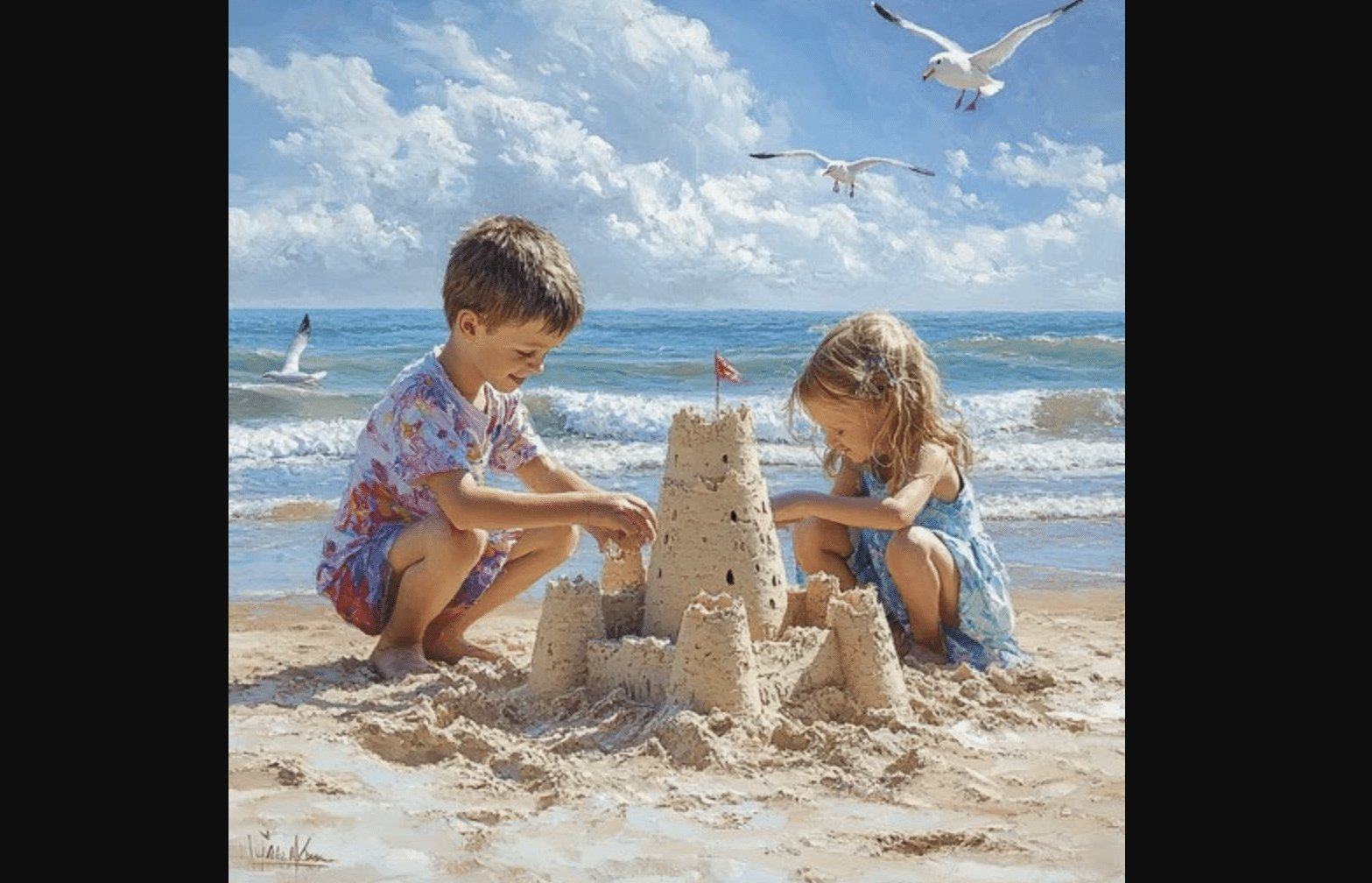 Sandcastles Photo StockCake
