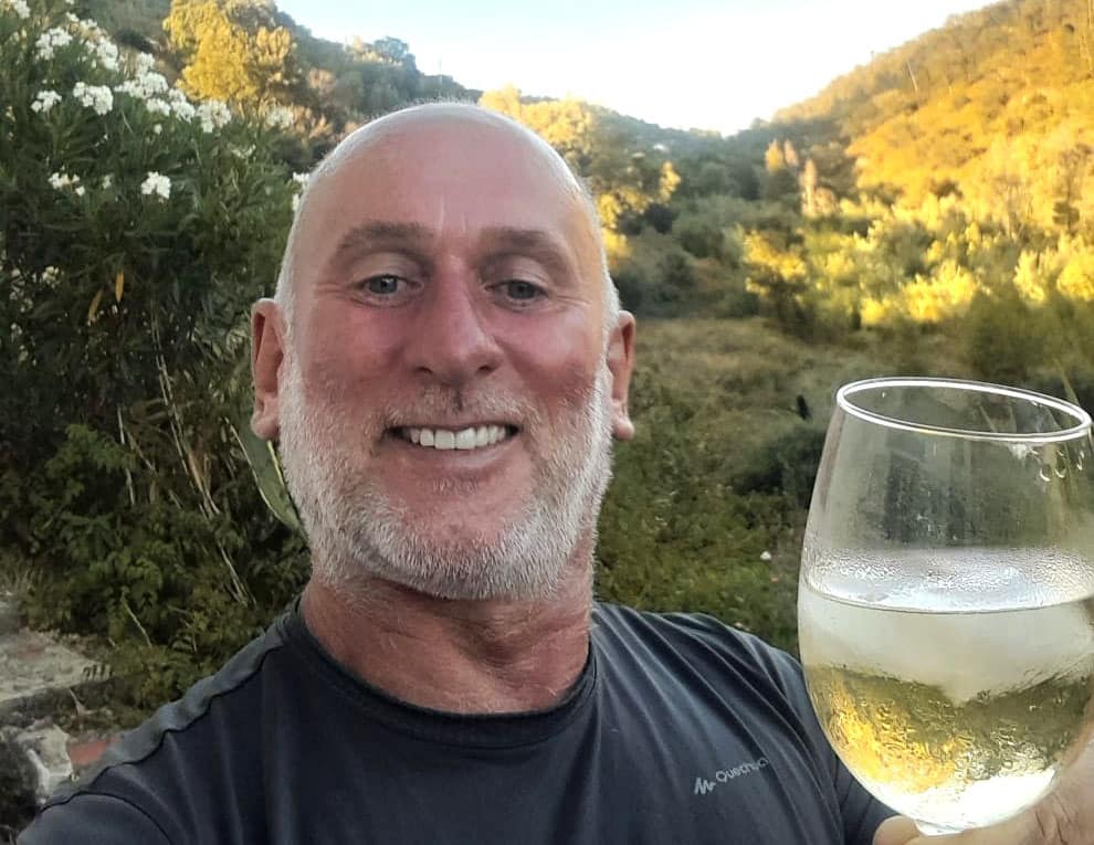 Derek with ‘João de Gales’ valley in the background