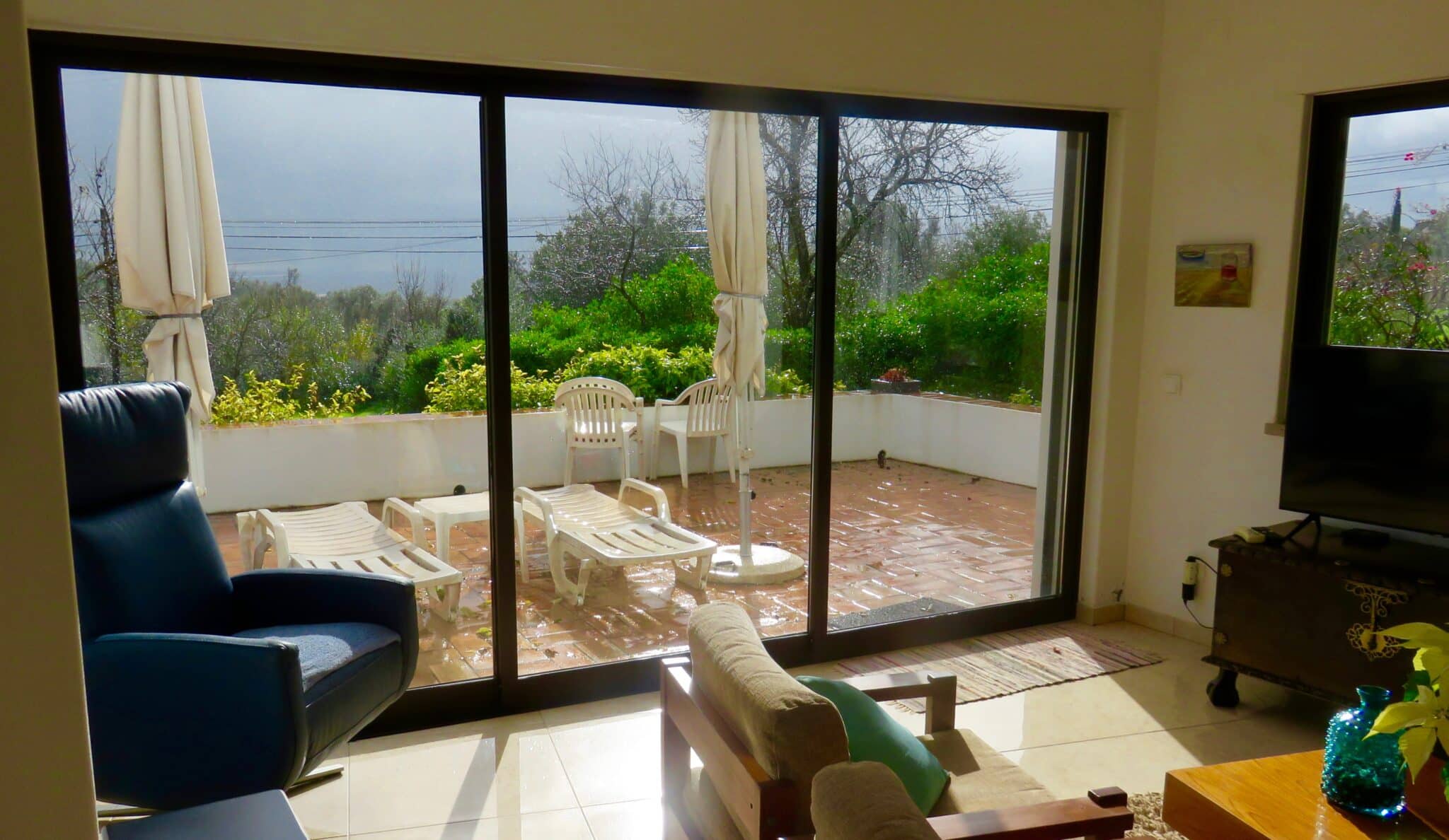 Even when it's sunny, it's still raining