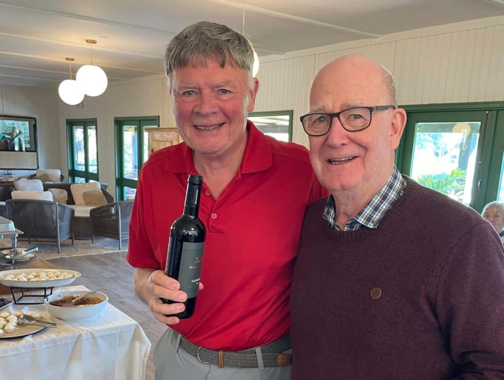 Jim O'Reagan, runner-up in the putting competition