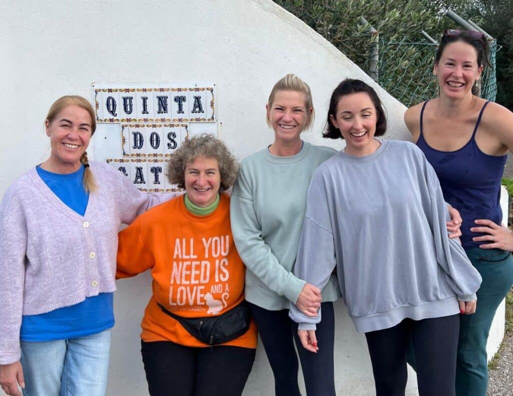 Nathalie, Corinna (President), Sam, Becky, Karen