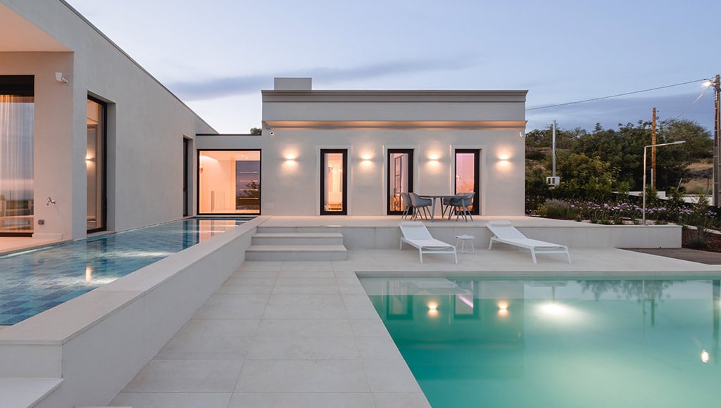 Photo of a house by Core Architects and their Blue Tree House studio and showroom.