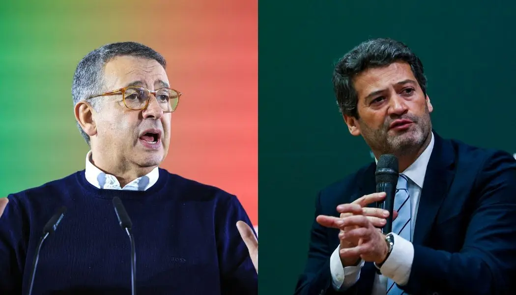 Polls are warning of abstention but still forecasting "comfortable win" for António José Seguro (left)