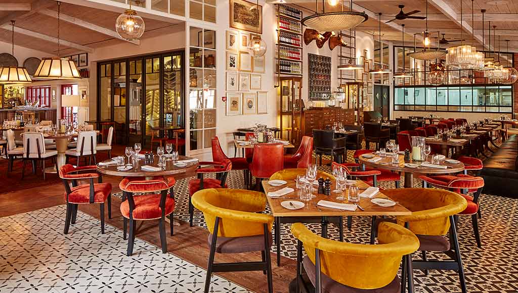 View of the inside of Quinta do Lago's Bovino restaurant