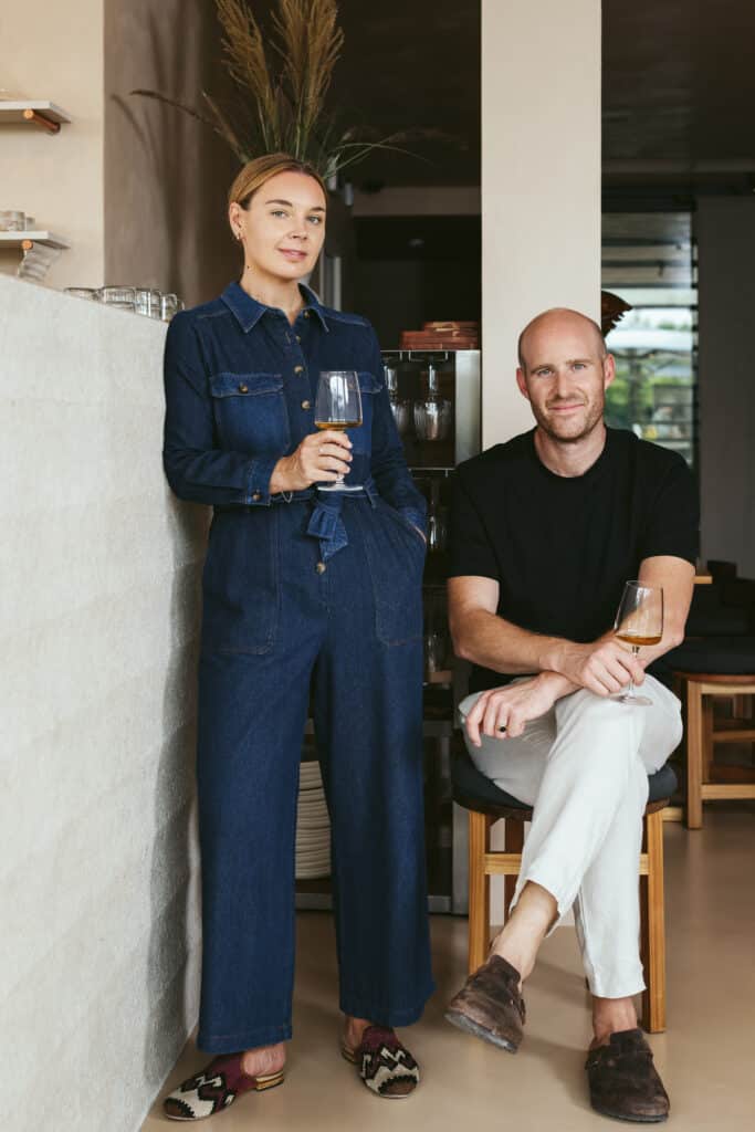 The owners, husband and wife team Emma and David Campus