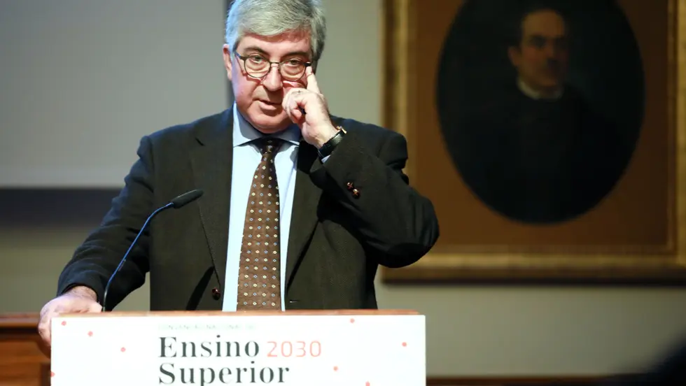 António Sousa Pereira, Rector of Porto University. Image: Estela Silva/ Lusa
