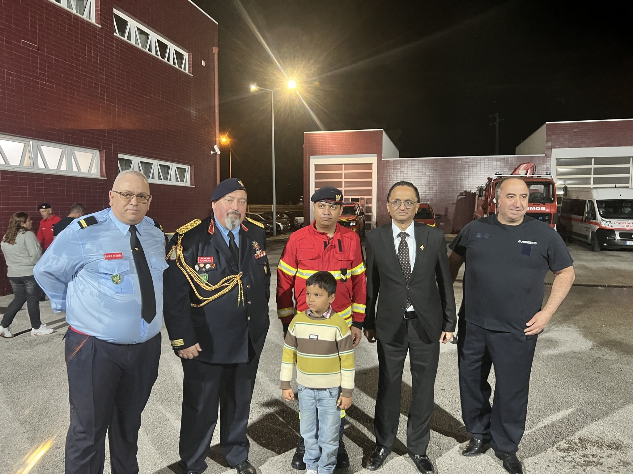 Moita firefighters welcome Nepali recruit
