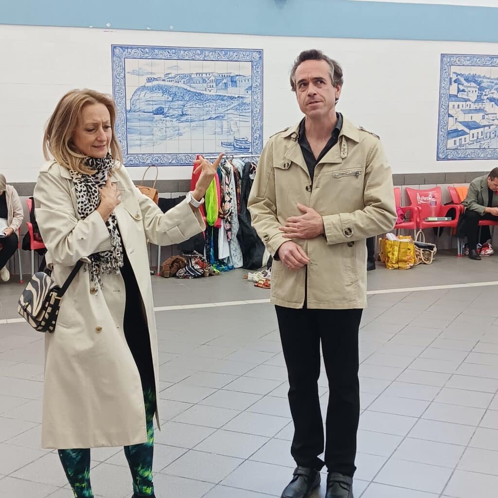 "Busy busy": Nicola and Alex