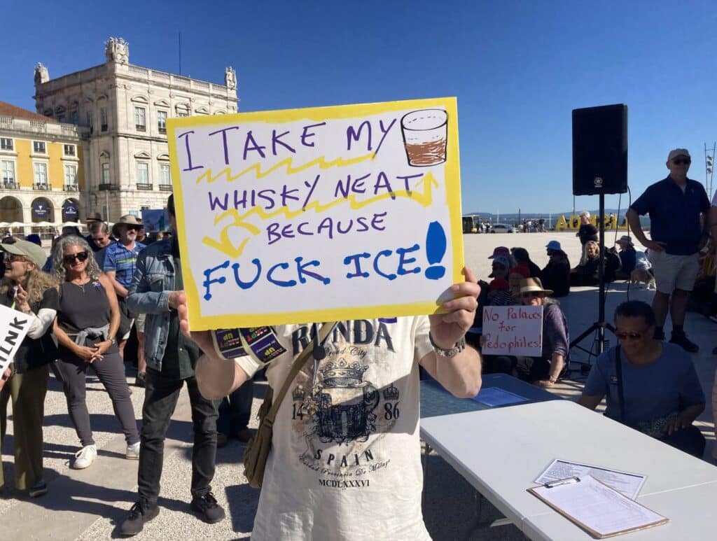 No Kings protest Lisbon 1