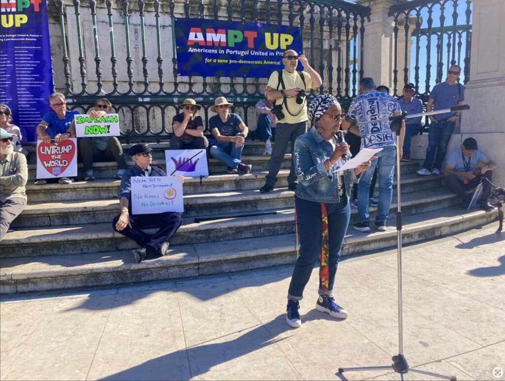 No Kings protest Lisbon 2