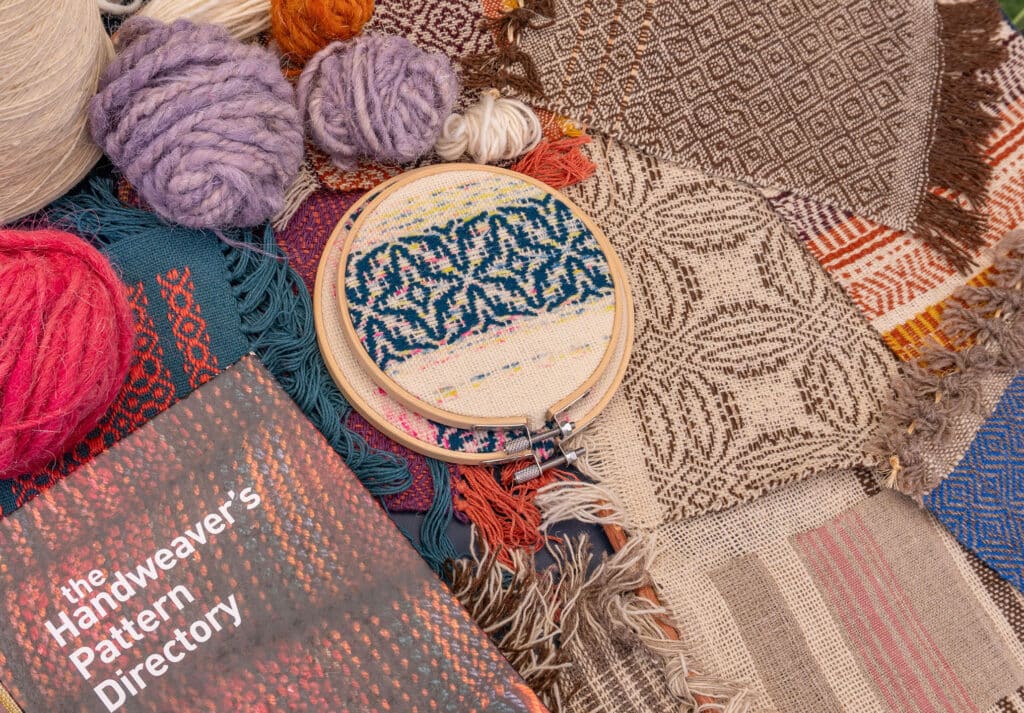 Weaving pattern samples