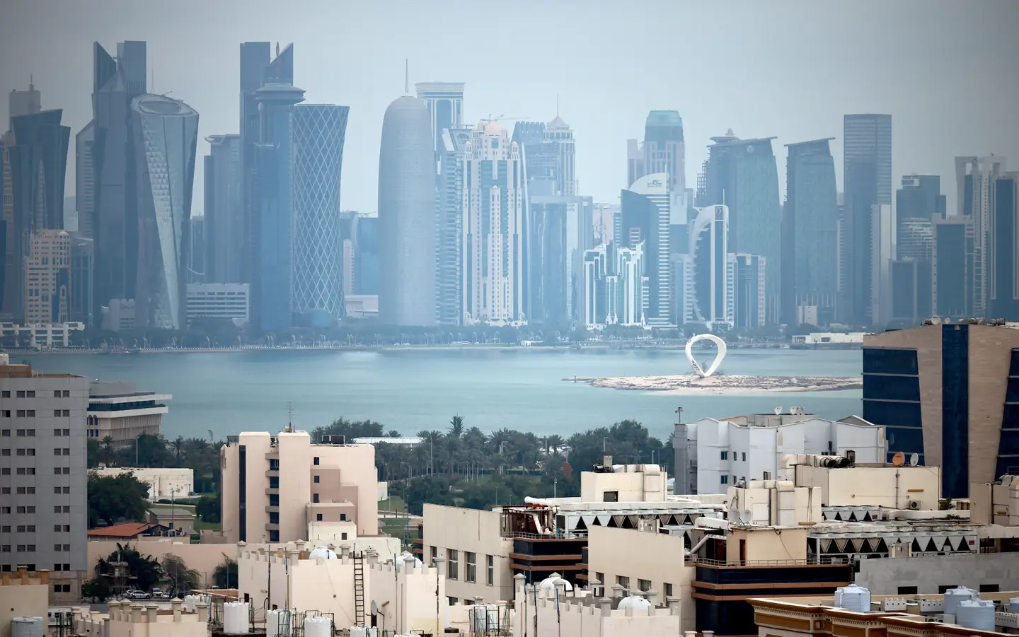 Image of Qatari capital Doha. Hannibal Hanschke/ EPA/ LUSA