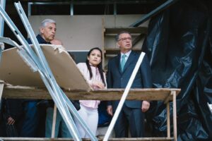 President’s quiet central ‘walkabout’ pushes government to ‘work harder’