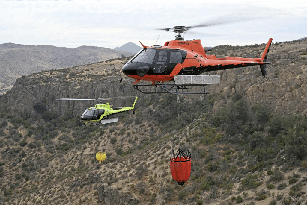 Airbus H125 firefighting helicopter - Photo Airbus