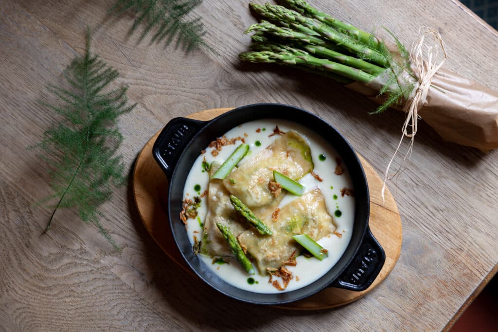 Asparagus Maultaschen 1